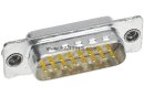37-poliger D-Sub Steckverbinder Lötkelch Male 7,5 A...
