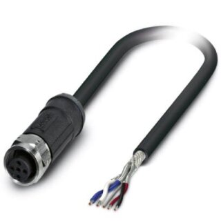 Phoenix Contact - 1410494 - SAC-5P- 5,0-92X/M12FS SH OD - Bussystem-Kabel