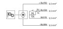 CHARX T1HBI12-1AC48DC200 Fahrzeug-Ladedose CCS Typ 1 AC/DC 2 m