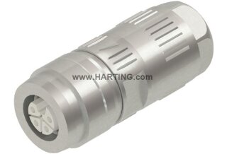 M12-PP-CC-CRIMP 5-polig Kabelsteckverbinder Buchse Crimpanschluss geschirmt