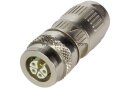 M12-PP-CC-CRIMP 5P K-Kod Buchse Crimpanschluss geschirmt