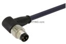 M8 Steckverbinder-Kabel 3-pol A-Kodierung PUR 1,5 m