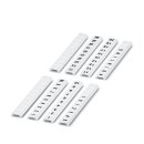 Zackband flach 5 mm fortlaufende Zahlen 11-20 weiß...