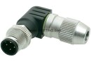 Adapter gewinkelt M12-4polig Stift A-Kodierung HARAX