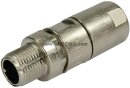 M12 Crimp Slim Design 5pol A-coded male...