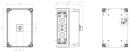 Lastumschalter 356125 4-polig 125 A gekapselt IP65
