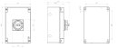 Reparaturschalter 354010 3-polig 100 A IP65 gekapselt