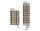 Rangierwabe PTMC 1,5/32-2H 19Z 32-polig 500 V Push-in grau