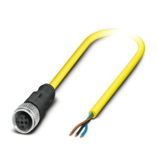 Phoenix Contact - 1406322 - SAC-3P-10,0-542/M12FS BK - Sensor-/Aktor-Kabel