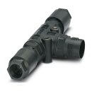 QPD T 4PE 2X9-16 BK T-Verteiler 5-polig 20 A 690 V