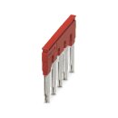 Steckbrücke FBS 5-10 5-polig 57 A rot 10,2 mm
