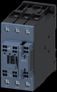 Siemens - 3RT20353NB300CC0 - Schütz,AC-3e,40A/18,5kW/400V,3-polig,AC/DC20-33V,1S+1Ö,Schraubanschluss/Federzuganschluss