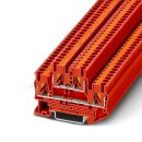 Doppelstockklemme PTTB 2,5 RD Push-in 22 A 500 V rot