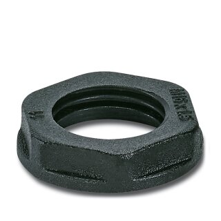 Gegenmutter M20 x 1,5 Flachmutter 26 mm Schlüsselweite PA
