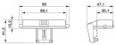 Schutzdeckel HC-D25-BC-HI-PLBK D25 IP66 PC 15,2 mm