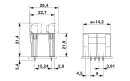 Leiterplatten-Grundleiste MCDV 1,5/13-G1F 26 Anschlüsse 8 A grün