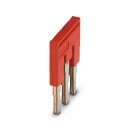 Steckbrücke FBS 3-6 3-polig 32 A 6,2 mm rot