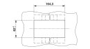 Prüfsteckleiste PTWE 6-2/16 16-polig 400 V Push-in grau