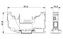 Basiselement CB 1/10-1/10 UT-BE Schraubanschluss 16 A 277 V