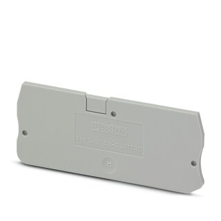 Abschlussdeckel D-ST 2,5-QUATTRO grau 72,2 mm