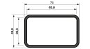 Profildichtung HC-B10-SP-RBK HEAVYCON-EVO NBR -40 bis 125°C
