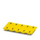Warnschild WS UT 10 Blitzpfeil Anlagenmarker gelb schwarz