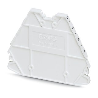 Abschlussdeckel D-PTRV 4 WH D-A LGS weiß PA 63,6 mm