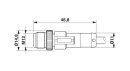 Sensor-Aktor-Kabel SAC-4P-M12MS 10 m 4-polig M12 Stecker gerade