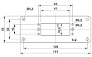 Adapterplatte HC-B 16-ADP-VC-2 VARIOCON 114 x 43 mm IP65