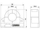 Universalstrommessumformer MCR-SL-CUC-600-I 0-600 A 4-20 mA