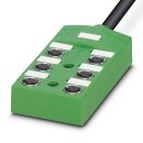Verteilerbox SACB-6/6 M12-Buchse 4-polig 6...