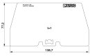 Trennplatte PT-IQ-EX-L-PP NS-35/7,5 Fadenmaß 50 mm...