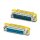 D-SUB-Gender-Changer VS-09-GC-BU/BU 9-polig gewinkelt IP20