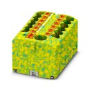 Verteilerblock PTFIX 6/12X2,5 GNYE 13 Anschlüsse 24...