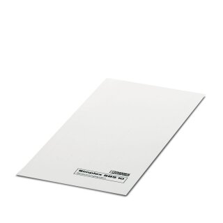 Kennzeichnungskarte SBS10 unbeschriftet 10 mm 250er Pack weiß