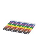RJ45-Kodierring-Set VS-08-RJ45-Q-COD 80 Ringe 8 Farben