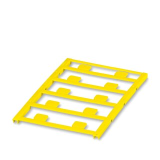 Kunststoffschild UC-EMLP 11x9 mm gelb RAL 1018 unbeschriftet 10er-Pack
