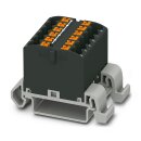 Verteilerblock PTFIX 12X2,5-NS35A Push-in 24 A 690 V schwarz