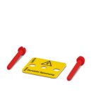 Warnschild WS 5-5 Blitzpfeil 5-polig 5 mm Raster