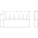 3-Phasen-Sammelschiene 3RV1935-1A S2 55 mm...