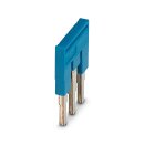 Steckbrücke FBS 3-6 BU 3-polig 32 A 6,2 mm blau