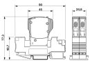 Geräteschutzschalter CB TM2 12A SFB thermomagnetisch 2-polig Stecker