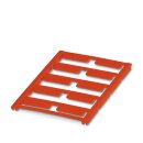 Einrastschildchen UC-EMP 27x8 rot RAL 3001 unbeschriftet...