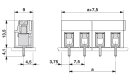 Leiterplattenklemme PT 2,5/14-7,5-H 32 A 800 V 14-polig