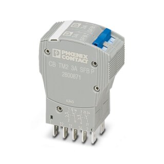 Geräteschutzschalter CB TM2 3A SFB thermomagnetisch 2-polig Stecker