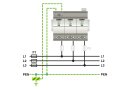 Kombiableiter FLT-SEC-P-T1-3C-350/25-FM Typ 1+2 steckbar 3-polig