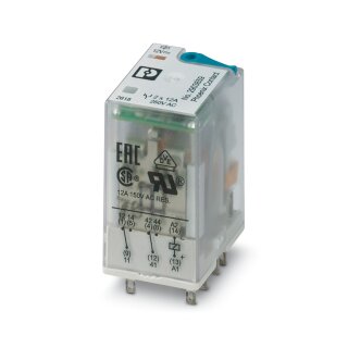 Einzelrelais REL-IR2/LDP-12DC/2X21 Steckrelais 2 Wechsler 12 V DC