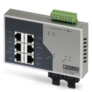 Phoenix Contact - 2832933 - FL SWITCH SF 6TX/2FX Industrial Ethernet Switch