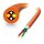 LWL-Kabel PSM-LWL-HCS-RUGGED-200/230 PCF duplex orange Meterware
