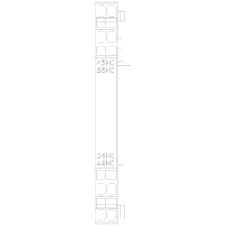Hilfsschalter 3RV2901-2B seitlich anbaubar 2S Federzuganschluss